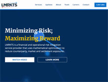 Tablet Screenshot of lmrkts.com